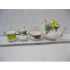 Image 1 : ROYAL ALBERT OLD COUNTRY ROSE TEAPOT W/CREAM & SUGAR & 1 TEACUP