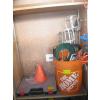Image 1 : BUCKET W/MISC. MIXERS, CASED SET W/ASST. HARDWARE, ETC.