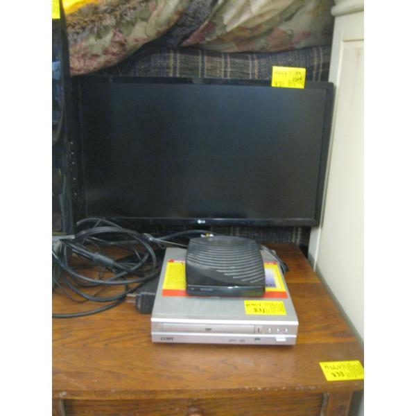 LG 19" TV - NO CORD - DVD PLAYER & MOTOROLA ??