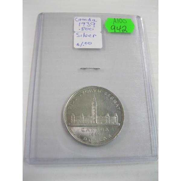 1939 CDN $1 COIN