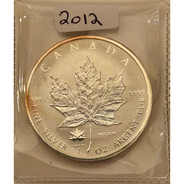 2017 1 OZ .999 SILVER $5 COIN (TAX EXEMPT)