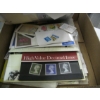 Image 5 : BOX OF ASST. STAMPS - GREAT BRITAIN, STOCK SHEETS, ETC.