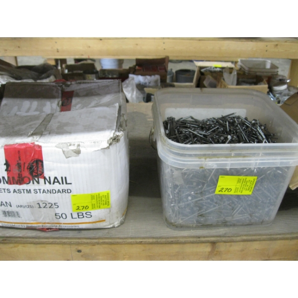 2 BOXES OF ASST. NAILS