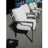 Image 2 : 4 PATIO CHAIRS W/CUSHIONS