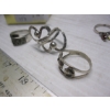Image 4 : 4 - STERLING .925 SILVER RINGS - 18G