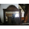Image 1 : LG. MARBLE LOOK TOP DRESSER W/FRAMED MATCHING BEVEL EDGE MIRROR