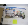 Image 1 : 4 HOT WHEEL CARS IN PACKAGES & 10 TOY CARS W/MCDONALDS SEALED NASCAR