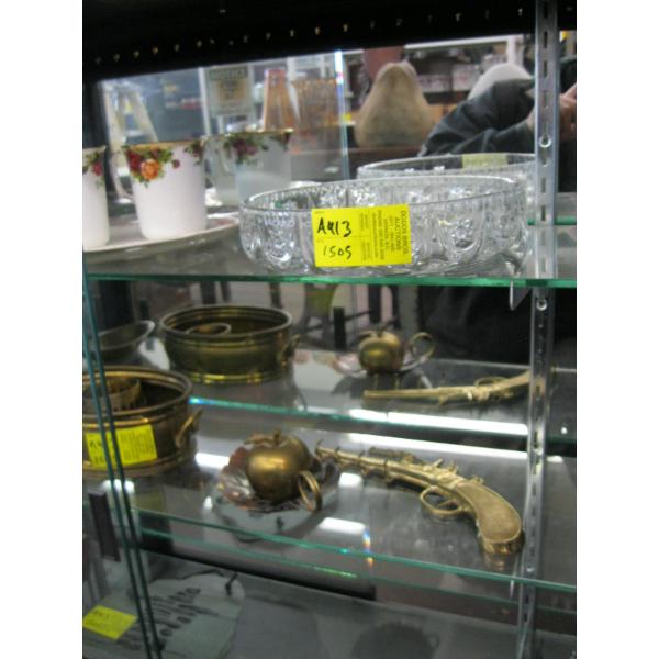 ASST. GLASSWARE, BRASSWARE, ETC.