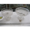 Image 2 : 3 PIECES OF VINTAGE GLASSWARE