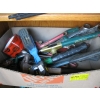 Image 2 : BOX OF MISC. HAMMERS, TAPE, TOOLS, ETC.