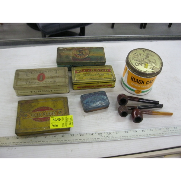 PIPE & CIGARETTE TIN COLLECTION