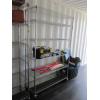 Image 1 : METRO STYLE METAL SHELF UNIT ON CASTORS