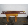 Image 1 : PAIR OF NESTING TABLES & A RUG DISPLAY HOLDER