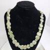 Image 3 : VINTAGE GREEN STONE NECKLACE