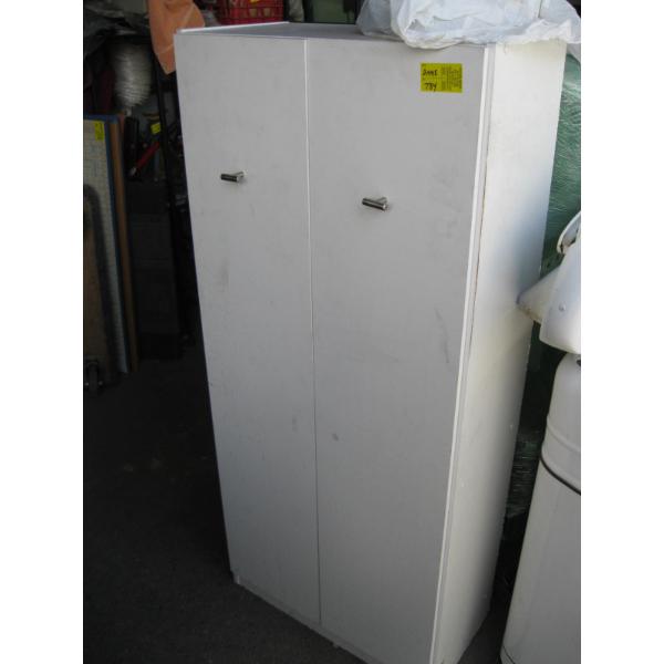 2 DRAWER WHITE CABINET STORAGE UNIT