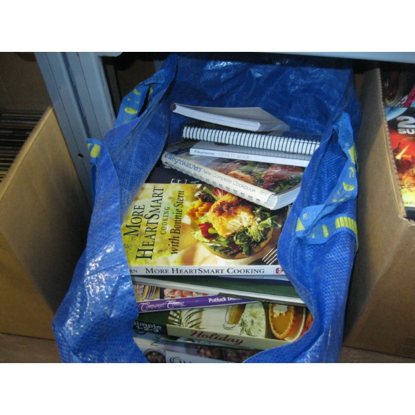 BAG OF ASST. COOKBOOKS