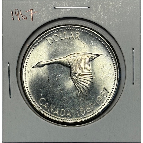 1967 CDN $1 COIN