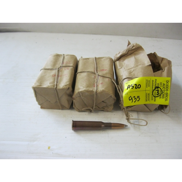 3 PACKAGES OF 7.62X54