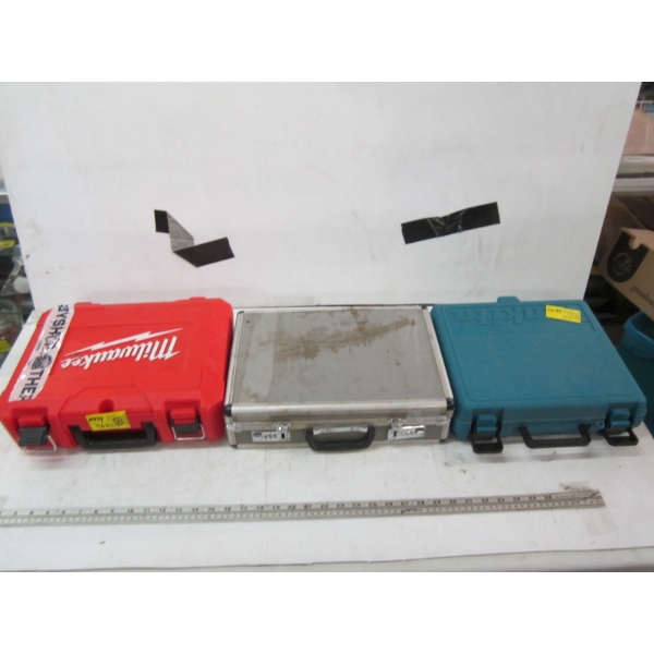 3 EMPTY TOOL CONTAINERS