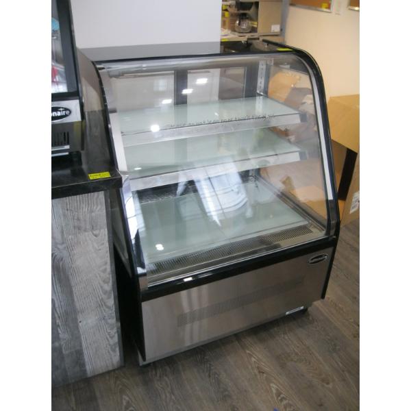 SUTTONAIRE 35 1/2" CURVED GLASS DISPLAY COOLER