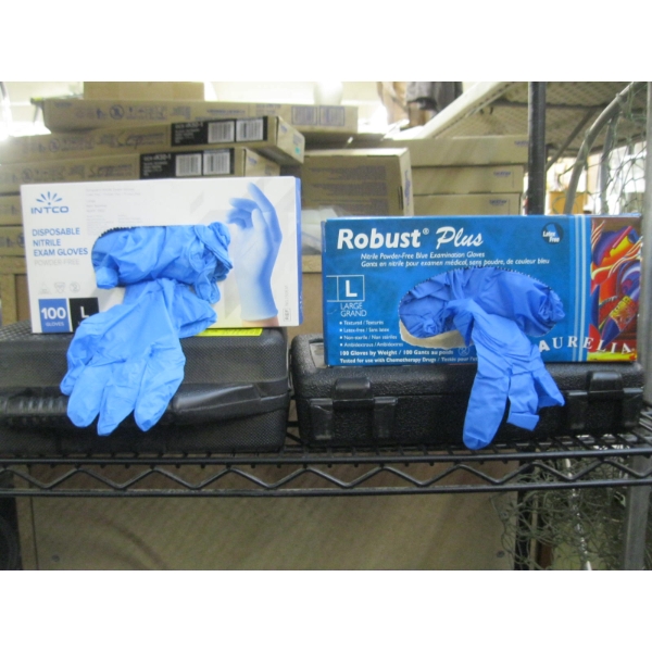 2 CASES OF SZ L GLOVES