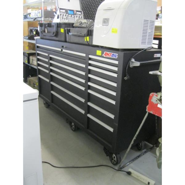 LG. MULTI DRAWER TOOLCHEST ON CASTORS