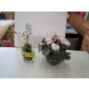 Image 1 : 2 DECORATIVE ARTIFICIAL FLOWERS