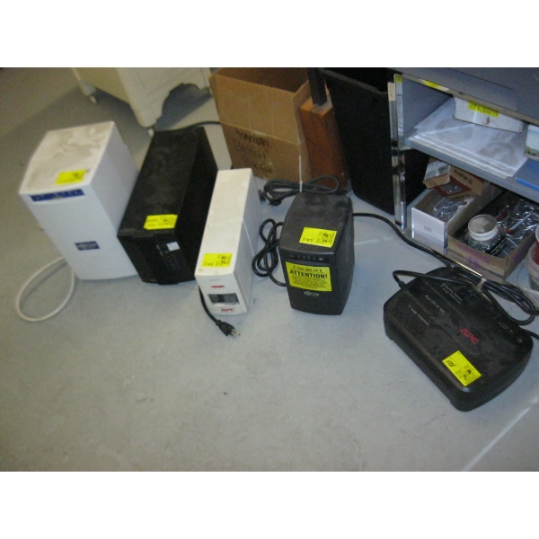 5 AS IS COMPUTER BATTERY BACK UPS