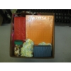 Image 1 : BOX OF MISC. - KNITTING NEEDLES, FEATHER BOA, ETC.