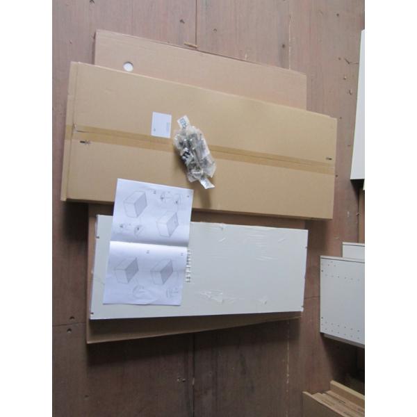 NEW IKEA CABINET 36X14 3/4X40  - COMPLETE W/HINGES, DOORS & SHELVES