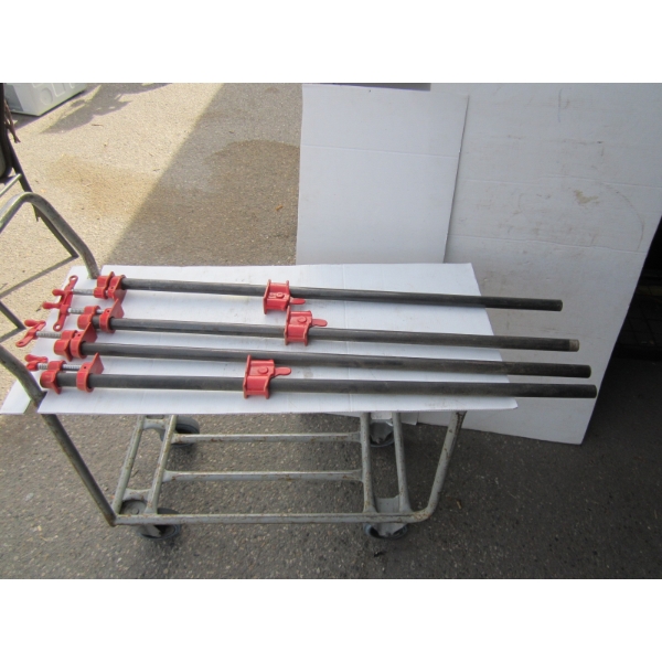 4 - 4' BAR CLAMPS
