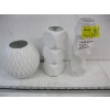 Image 1 : 3 WEST GERMAN WHITE OPART VASES