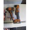 Image 2 : RIGID CORDLESS ANGLE GRINDER, MULTI TOOL, IMPACT DRIVER & CHARGER W/2 BATTERIES