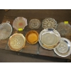 Image 2 : LG. LOT OF ASST. GLASSWARE, VASES, SERVING PLATES, ETC.