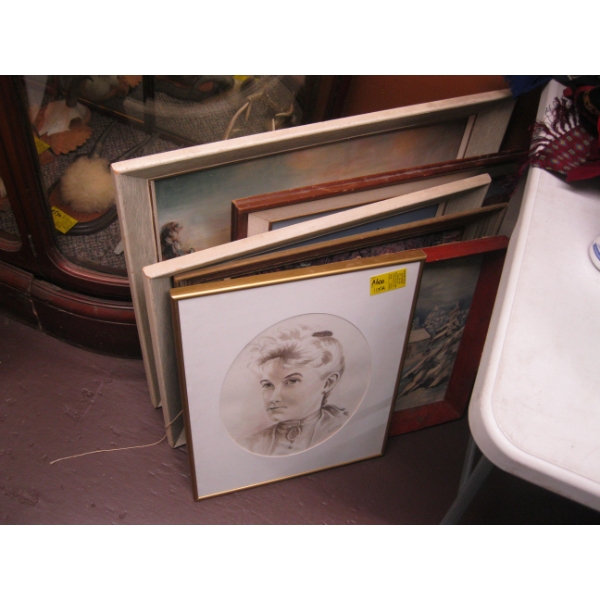 ASST. ORIGINAL & FRAMED PRINTS