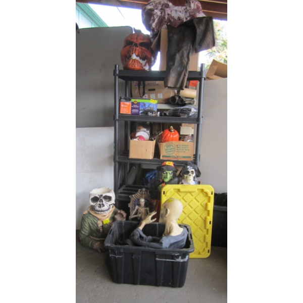 LG. LOT OF ASST. HALLOWEEN DECORATIONS