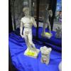 Image 1 : SIGNED STATUE OF DAVID & SMALLER TORSO STATUE OF DAVID