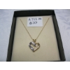 Image 1 : 10KT GOLD NECKLACE W/HEART PENDANT