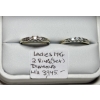 Image 1 : LADIES 14KT 2 RING DIAMOND SET, W/A $3,945, SZ 6 1/2