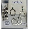 Image 1 : 3 PAIRS OF STERLING .925 SILVER EARRINGS