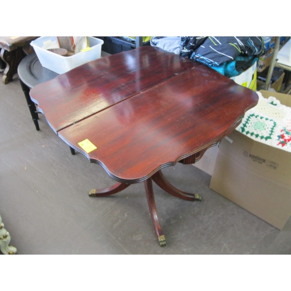 DUNCAN PHYFE BASED HALL/GAMES TABLE