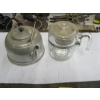 Image 1 : GLASS COFFEE POT & ALUMINUM KETTLE