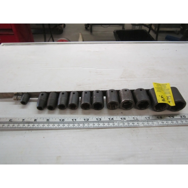 SNAP ON SAE 1/2" DRIVE IMPACT SOCKETS