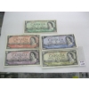 Image 1 : 1954 SET - $1, $2, $5, $10, $20 BILLS