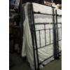 Image 1 : SINGLE BED - BOX SPRING/MATTRESS, HEADBOARD & ROLLER FRAME