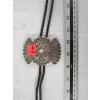 Image 5 : STAMPED STERLING SILVER NAVAJO BOLO TIE, SIGNED R.D. YAWAKIE, ZUNI TRIBE