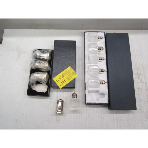2 SALT SHAKER SETS