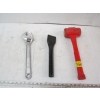 Image 1 : LG. CRESCENT WRENCH, HAMMER, ETC.