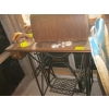 Image 1 : PFAFF TREADLE SEWING MACHINE W/WOODEN COVER