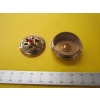 Image 5 : METAL JEWELLERY BOX & 1 GOLD COLORED LIDDED CONTAINER